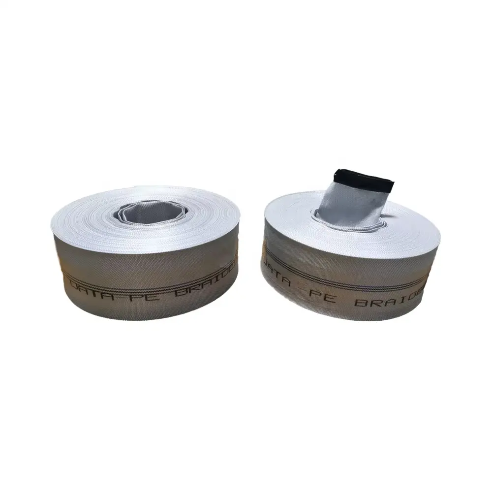 白银双层涤纶编织水带